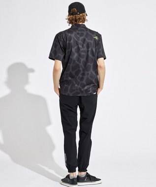 PW CIRCULUS 【UVカット / 吸水速乾 / 伸縮性抜群】【MEN】ジラフモック T ブラック系5