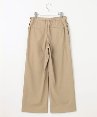 J.PRESS LADIES L 【洗える・イージーケア】ソフトタイプライター セミワイド パンツ ベージュ系