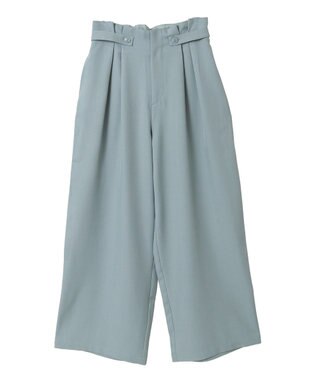 Green Parks ・ＥＬＥＮＣＡＲＥ　ＤＵＥ　サイドベルトタックパンツ Light Beige