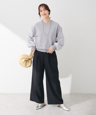 Green Parks ・ＥＬＥＮＣＡＲＥ　ＤＵＥ　サイドベルトタックパンツ Light Beige