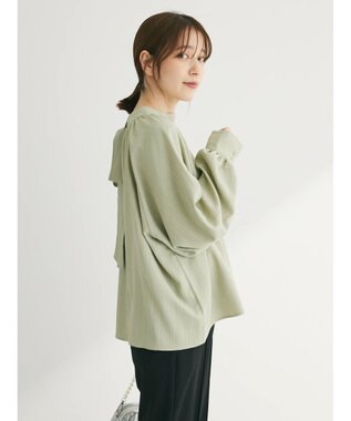 Green Parks ・ＡＮＤ　ＳＥＡＲＣＨ　バックリボンブラウス Green