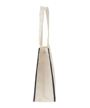 Maison de FLEUR パイピングスクエアトートバッグ Ivory