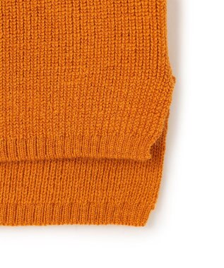 J.PRESS YORK STREET 【WOMEN】ANTI PILLING WOOL ボトルネックニット オレンジ系