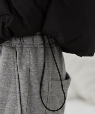 WEGO パディングショートブルゾン ブラック