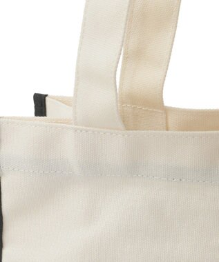 Maison de FLEUR パイピングスクエアトートバッグ Ivory