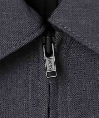 UNFILO MENS 【OCEANS YouTube 掲載/男女兼用】WOOL TOUCH 機能美シャツブルゾン チャコール