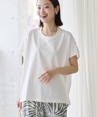 AMERICAN HOLIC フレンチスリーブ後切替プルオーバー Off White