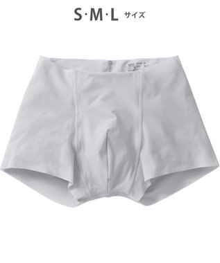 WACOAL MEN ボクサーパンツ　【NUDYZ】　ウエストテープがない解放感。　EIGHT WAYストレッチ　ローライズ　前閉じ　/ブロス　GT3100 グレー