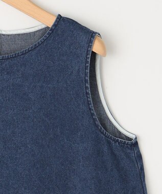 組曲 S 【WEB限定】 アメスリ デニムワンピース ユーズドブルー系