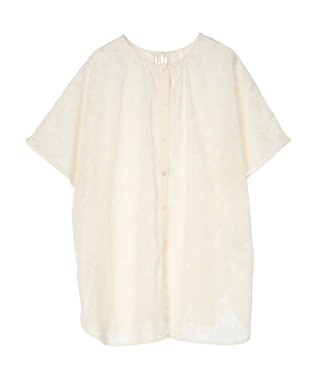 Green Parks ２ＷＡＹ　ジャガードチュニック Ivory