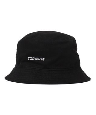 WEGO 【ユニセックス着用ITEM】CONVERSE　TWILL　NEW　LOGO　BUCKETHAT ブラック