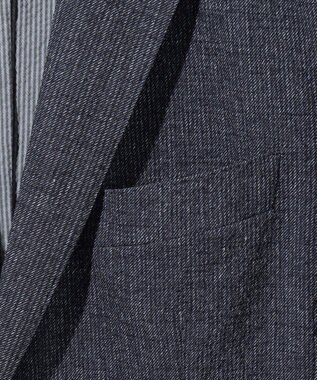 JOSEPH ABBOUD 【洗える/UV/エコ撥水・クールビズ/】ライトウェーブライト ジャケット ネイビー系2