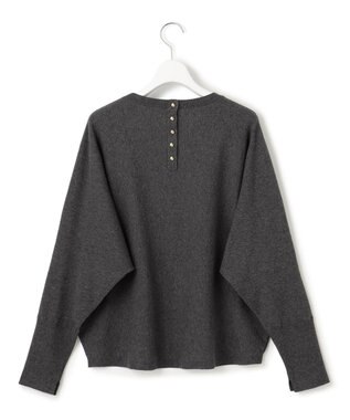 23区 【洗える/吊り干しOK】ヴィスコースストレッチ ドルマンスリーブ ニット グレー系