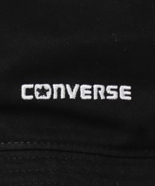 WEGO 【ユニセックス着用ITEM】CONVERSE　TWILL　NEW　LOGO　BUCKETHAT ブラック