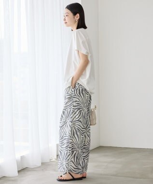 AMERICAN HOLIC フレンチスリーブ後切替プルオーバー Off White