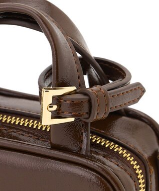 23区 【WEB&一部店舗限定】ミニ ボストン チャーム ダークブラウン系