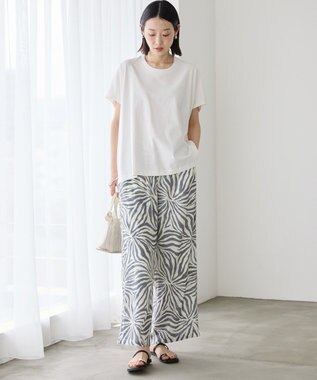 AMERICAN HOLIC フレンチスリーブ後切替プルオーバー Off White