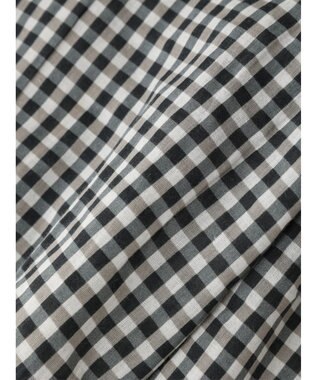 earth music&ecology コットンボイルギャザーシャツ Gingham Check