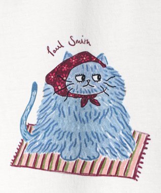 Paul Smith ペルシャキャット 半袖Tシャツ ホワイト