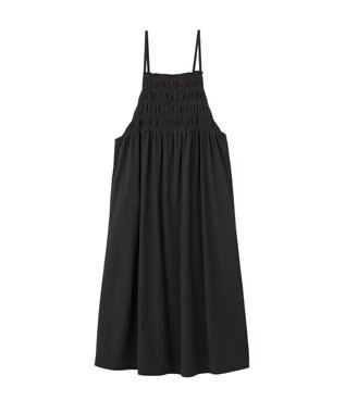CRAFT STANDARD BOUTIQUE ギャザーデザインキャミワンピース Black
