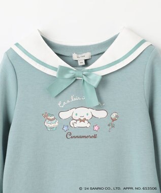 ANY KIDS 【any FAM×サンリオキャラクターズ】セーラーカラーワンピース ミント×シナモロール