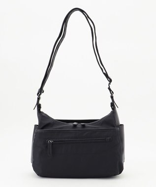 Y'SACCS 【ムック本掲載】【ナイロンタフタ×リサイクルレザー】デイリーショルダー　Sサイズ ブラック