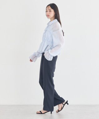 earth music&ecology ストレートパンツ Navy