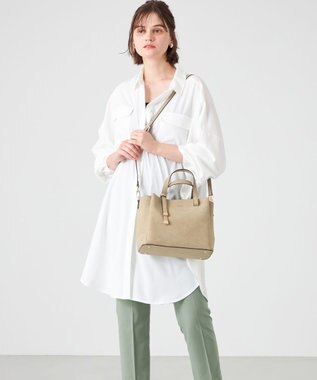 LA BAGAGERIE 【MONICA】ボウタイリボンハンドバッグ