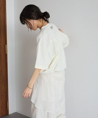 CRAFT STANDARD BOUTIQUE バイカラーヘムプルオーバー Off White