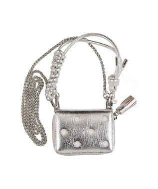 UNBILLION ペルケ perche / ドット刺繍ジャバラチャームウォレットショルダー