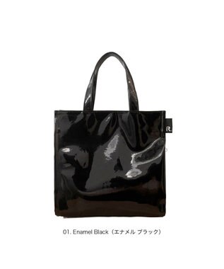 ROOTOTE 1051【ルートート】LT.スクエア.クラシック-C 01：エナメル ブラック