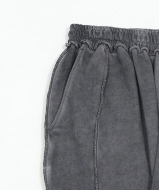 WEGO 【ユニセックス着用ITEM/ウエストゴム】スウィッチングスウェットパンツ ブラックその他