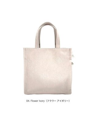 ROOTOTE 1051【ルートート】LT.スクエア.クラシック-C 04：フラワー アイボリー