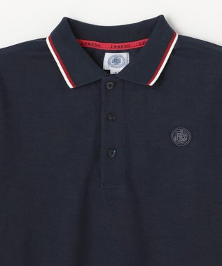J.PRESS KIDS 【140-170cm】リブライン ポロシャツ ネイビー系