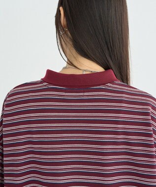 earth music&ecology ラガーポロシャツ Bordeaux