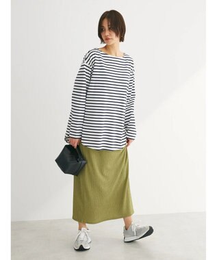 Green Parks カットＪＱＩラインスカート Green