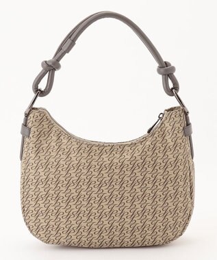 自由区 【撥水・2WAY】ナイロンノットワンショルダー バッグ ベージュ系1