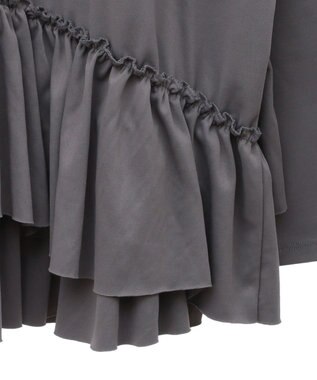 earth music&ecology フリルヘムプルオーバー Mocha