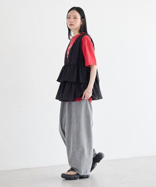 earth music&ecology EVAトングサンダル Black
