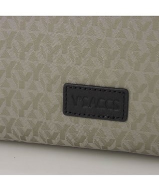 Y'SACCS モノグラムお財布ポシェット グレー