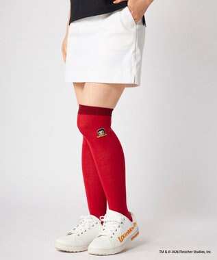 FILA GOLF／marie claire 【Loudmouth×Betty Boop™】ニーハイソックス Red