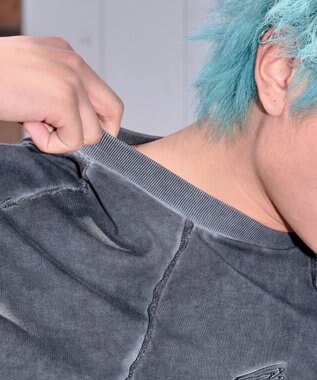 WEGO 【ユニセックス着用ITEM/MLサイズ展開】コールドダイスウィッチングロゴT（SS） スミクロ