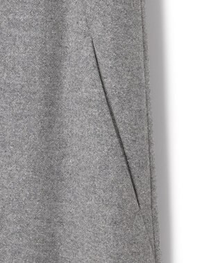 23区 シルクネップツイード ジャンパースカート ライトグレー系