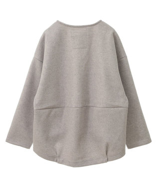 CRAFT STANDARD BOUTIQUE 圧縮ウール風ZIP付きジャケット Charcoal Gray