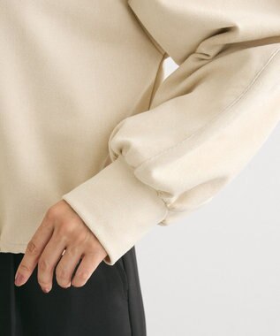 Green Parks スウェード調トラックジャケット Ivory