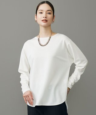 ブラウスライクジャージー カットソー