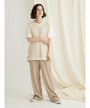 CRAFT STANDARD BOUTIQUE レースベスト Ivory