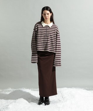 CRAFT STANDARD BOUTIQUE ボーダーラガープルオーバー Deep Purple