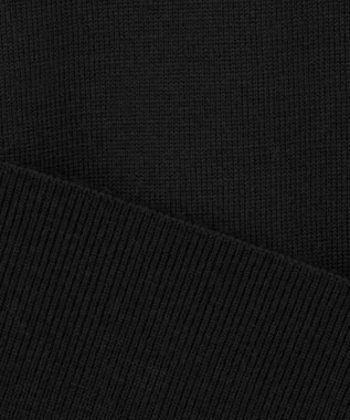 23区 L 【洗える】エンブロイダリーニット ブラック系