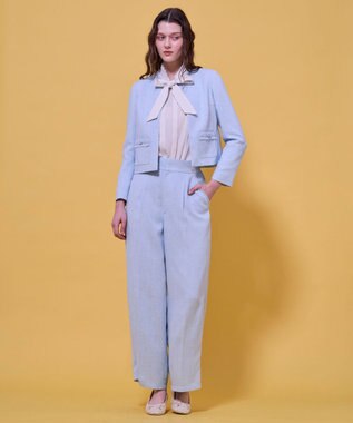 TOCCA 【八木アリサさん着用】【消臭】FROST MIST TWEED パンツ スカイブルー系5